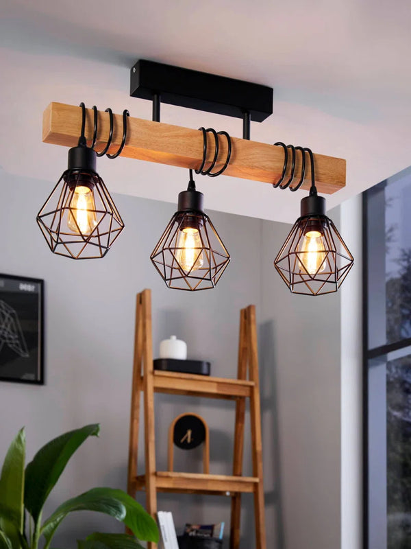 Jolyn 3-Light Modern Black Pendant for Kitchen Island Elegance