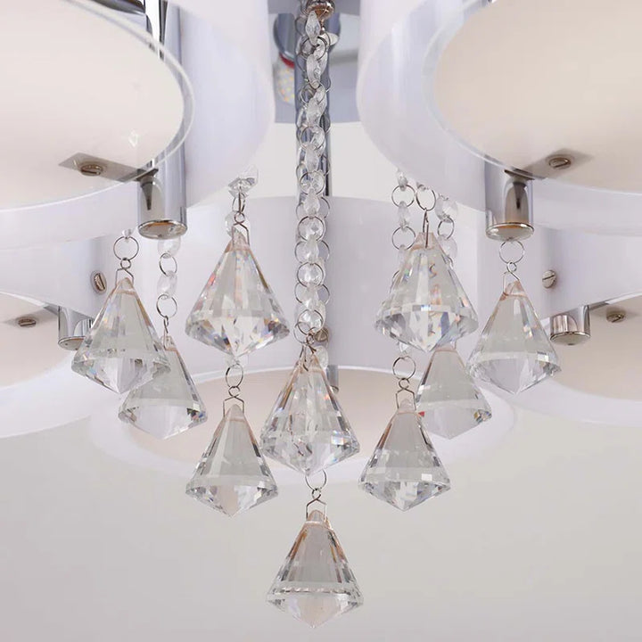 Illuminate your space with the stunning Myra Acrylic Semi Flush Mount! ✨💡 #HomeDecor #LightingDesign