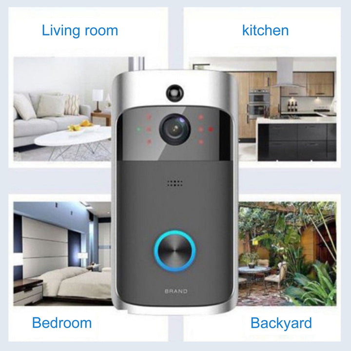 Wireless Wifi Video Doorbell Smart Phone Camera Door Bell Ring Intercom Security