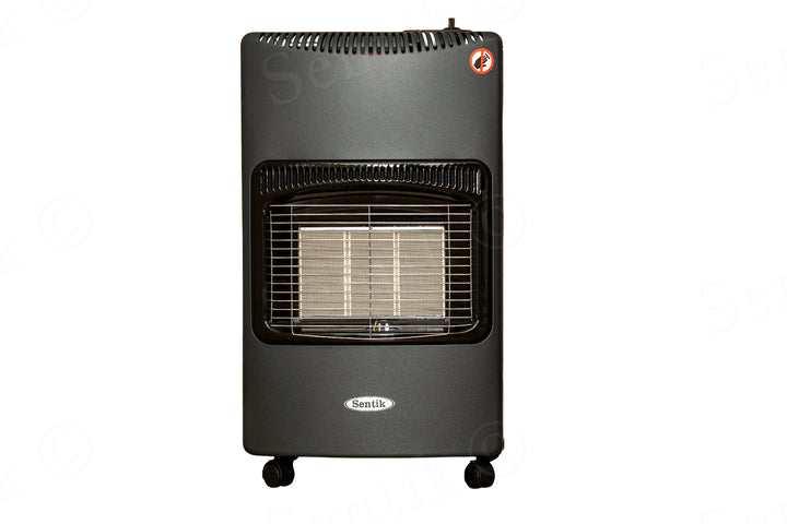 Portable 4.2kW Calor Gas Heater - Folding Butane Cabinet with Wheels and Regulator