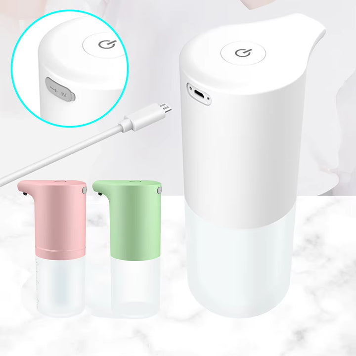 Touchless Automatic Foam Soap Dispenser USB Charging Smart Dispenser Infrared Sensor Hand-Washer Sanitizer Liquid Dispenser