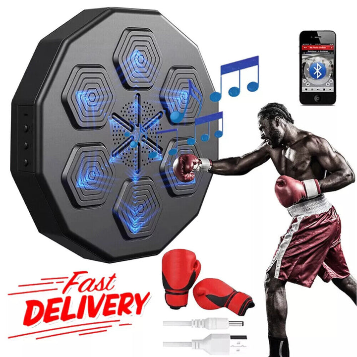 Boxing Training Music Electronic Boxing Wall Target Smart Wall Mounted Combat UK